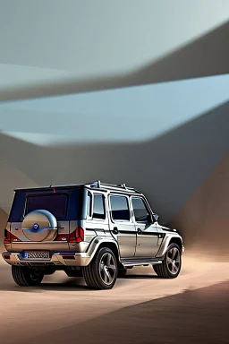 BMW G-Class Fusion, Photorealistic, 4K, Rear View