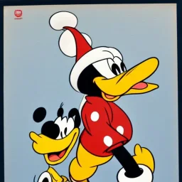 Mickey Mouse and Donald Duck by Tex Avery