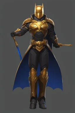 Golden Warforged, Batman, Sorcerer Supreme, Dark Cloak, Mechanus, Humanoid.