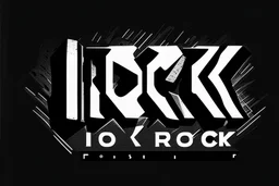 Logo for a computer store called I-Rock. The background color is black and the letters are white