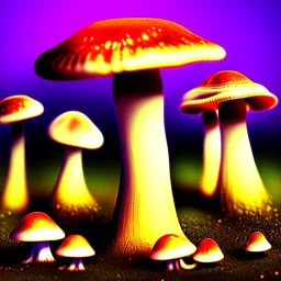 some psychedelic mushrooms never seen before photography