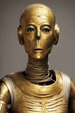 Mummy looks like c3p0