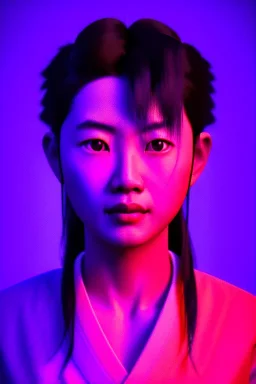 portrait, Asian woman samurai warrior :: symmetry photography, cyberpunk style, pink hair, black samurai army, katana, japanese traditional ornaments, pink, white, black, led wires, glow eyes, cinematic, Ultra realistic, dark scene, soft color, highly detailed, unreal engine 5, RTX, ultra detail, 3d, finely drawn, high definition.