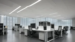 Certainly, here is a more detailed description of the ideal image for the article about "Successful Recruitment Strategies in the Business World" in English: The image features a well-lit, modern office space with large windows that provide ample natural light. The room is filled with a diverse group of employees who are engaged in various activities that reflect a dynamic work environment. In the foreground, a conference table is visible, where a team of professionals is gathered for a recruit