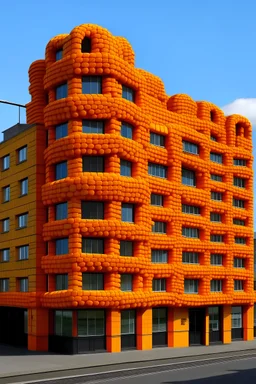 cheetos as a building