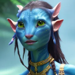 Pandora. It is not clear what you mean by a "makeup-wearing baby" in the context of the film Avatar.