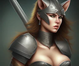 Sexy female warrior cat eyes