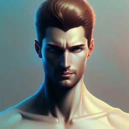 artgerm, joshua middleton comic cover art, pretty handsome man superhero, very pale white skin, asymmetrical black spot covering left eye only, no spot right eye white around right eye