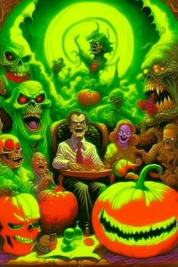 Halloween Art by, Robert Williams, Todd Schorr, Alex Alemany