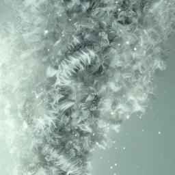 background with epic fantasy ice crystals and semi transparent white snowflakes, majestic, intricate, masterpiece, insanely detailed, 4k resolution, cinematic smooth, intricate details , soft smooth lighting, vivid pastel colors,