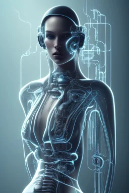 cyberpunk, glass body, women, portrai, open mouth, perfect skin, tron, cyborg , perfekt, real, dream, hr giger