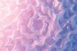 Mesmerizing abstract 3d visual, mass of flowing translucent shapes, centered, soft aesthetic, negative space.