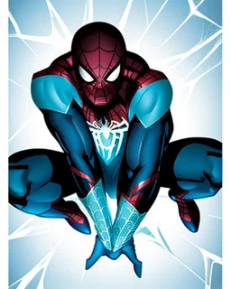 spider-man as DC blue lantern