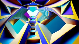 anamorphism trompe l'oeil dimensional hyperspace jeweled impossible architecture