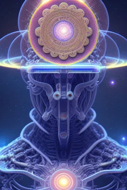 meditation, third eye, universe, fourth dimension, fractal, realistic, 8k, high quality, extreme detail, symmetrical, chakra, human