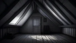 Grey attic