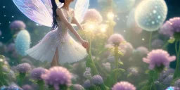 crystal subtle flower in a galactic ambiance beautiful fairy, transparent, delicate colors, in the foreground, full of details, smooth，soft light atmosphere, light effect，vaporwave colorful, concept art, smooth, extremely sharp detail, finely tuned detail, ultra high definition, 8 k, unreal engine 5, ultra sharp focus