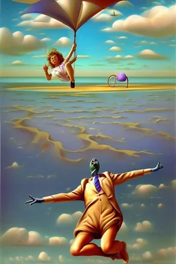 The secret fear that somebody somewhere is actually having fun; surrealism