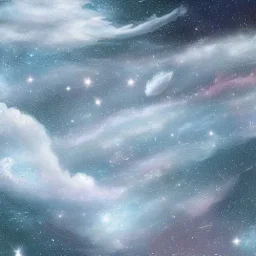 smooth hyper realistic, cosmic ship, pale colors, dark cosmos background, extremely sharp detail, finely tuned detail, ultra high definition, 8 k, unreal engine 5, ultra sharp focus, accurate sword wings, positive smile, lot of details, fit within portrait, Ambiance winter, perfect composition, by CHIHO AOSHIMA