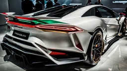 lamborghini sian BRABUS ROCKET, rear view, desktop wallpaper, 4K, Cinematic