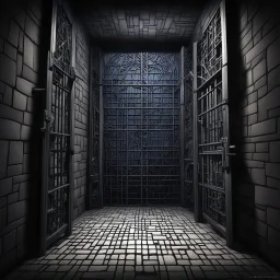 In the realm of falsehoods: what shall you do, oh mischievous ones, when the fabrications come knocking at your door? When they emerge from the shadows, how will you respond? A 3D abstract masterpiece in the form of a jail artistry.