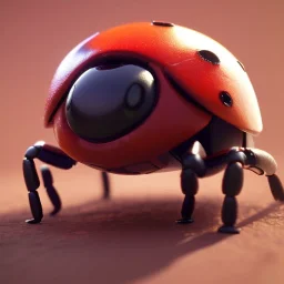 Ladybug robot, ultra realistic, ultra highly detailed, shiny, bokeh, smooth, studio quality, octane render, ambient lighting, polaroid,--ar 1:1 --v4