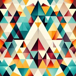 triangle geometric pattern single color