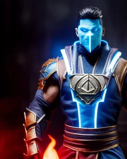 Sub Zero from Mortal Kombat 11, highly detailed, hyper-detailed, beautifully color-coded, insane details, intricate details, beautifully color graded, Cinematic, Color Grading, Editorial Photography, Depth of Field, DOF, Tilt Blur, White Balance, 32k, Super-Resolution, Megapixel, ProPhoto RGB, VR, Half rear Lighting, Backlight, non photorealistic rendering