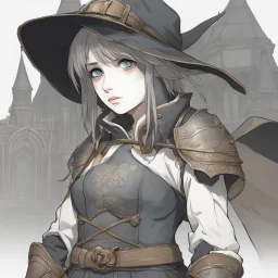 female mage of the town guard
