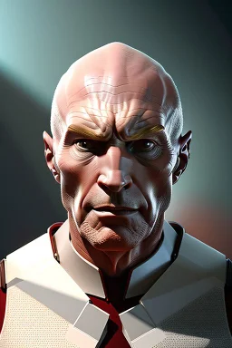 Beast, realistic, 8k, cinematic, in the style of Captain Picard from Star Trek TNG, dramatic light, full body, cinematic, photo realistic, portrait Photography, Depth of Field, hyper-detailed, beautifully color-coded, insane details, intricate details, beautifully color