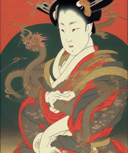 Ukiyo-e dragon