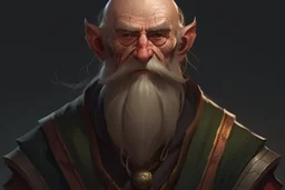 frontal picture dnd old man