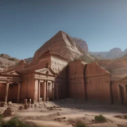 Petra + Ürdün, photo realistic, ultra realistic, unreal engine