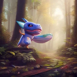 Mystery pokemon,Ambiance dramatique, hyperrealisme, 8k, high quality, lot of details, portrait,