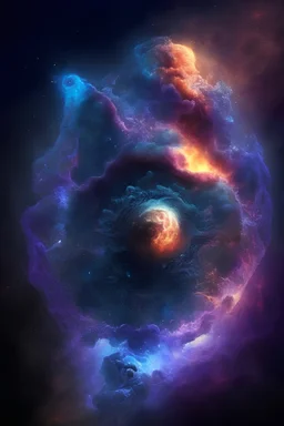 non-euclidian hyperdimensional galactic nebulae monster lifeform