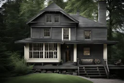 Clockwork house. Photograph.