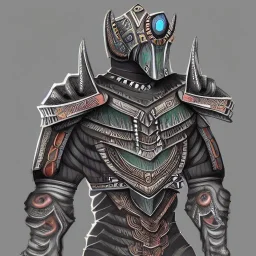 clothe tribal alien armor concept art videogame