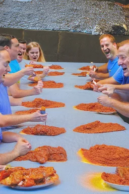 Lava eating contest