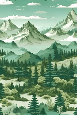 Горы и леса