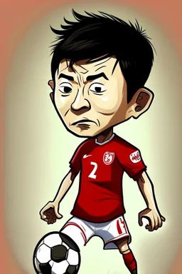 Hwang Hee-chan Footballer cartoon 2d