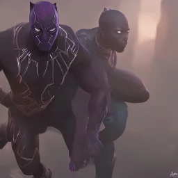 Black Panther and Spiderman