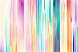 minimal clean thick vertical lines each line has different colour creating nice colour gradients representin modern summer