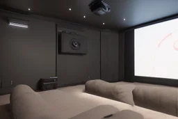 a dedicated home cinema room