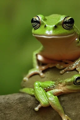 cute realistic frog