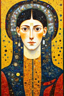 playground of freedom and discovery; a neo-surrealistic, expressionistic, steampunk version of Gustav Klimt