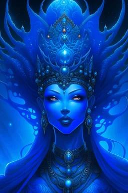 La reine des jinn bleus