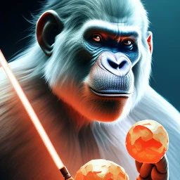 ape yoga master, power surge , maze background , levitated lab equipment, 4k, Highly Detailed, Masterpiece, perfect eyes, Digital Illustration, Cinematic Lighting, Realistic, Sharp Focus, Centered, Beautifully Lit, Bioluminescent by Stanley Artgerm Lau