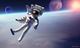 a astronaut raioring iss