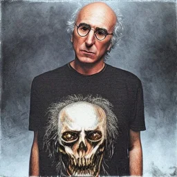 Larry David on the Darkthrone Transilvanian Hunger album cover