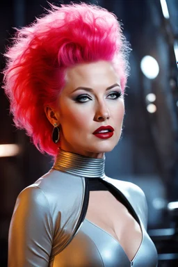 [Star Trek] Cyndi Lauper in engineering underwear as a Bloodwine icon